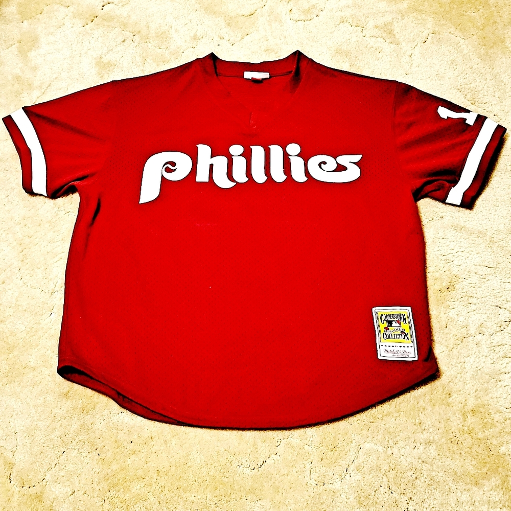Mitchell and Ness Phildelphia Phillies baseball jersey